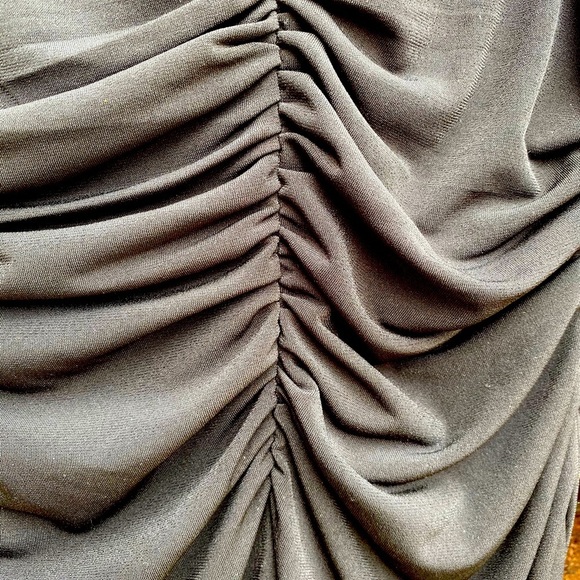 Masquerade 1 Shoulder Ruched Black Formal - Fitted - Picture 2 of 5